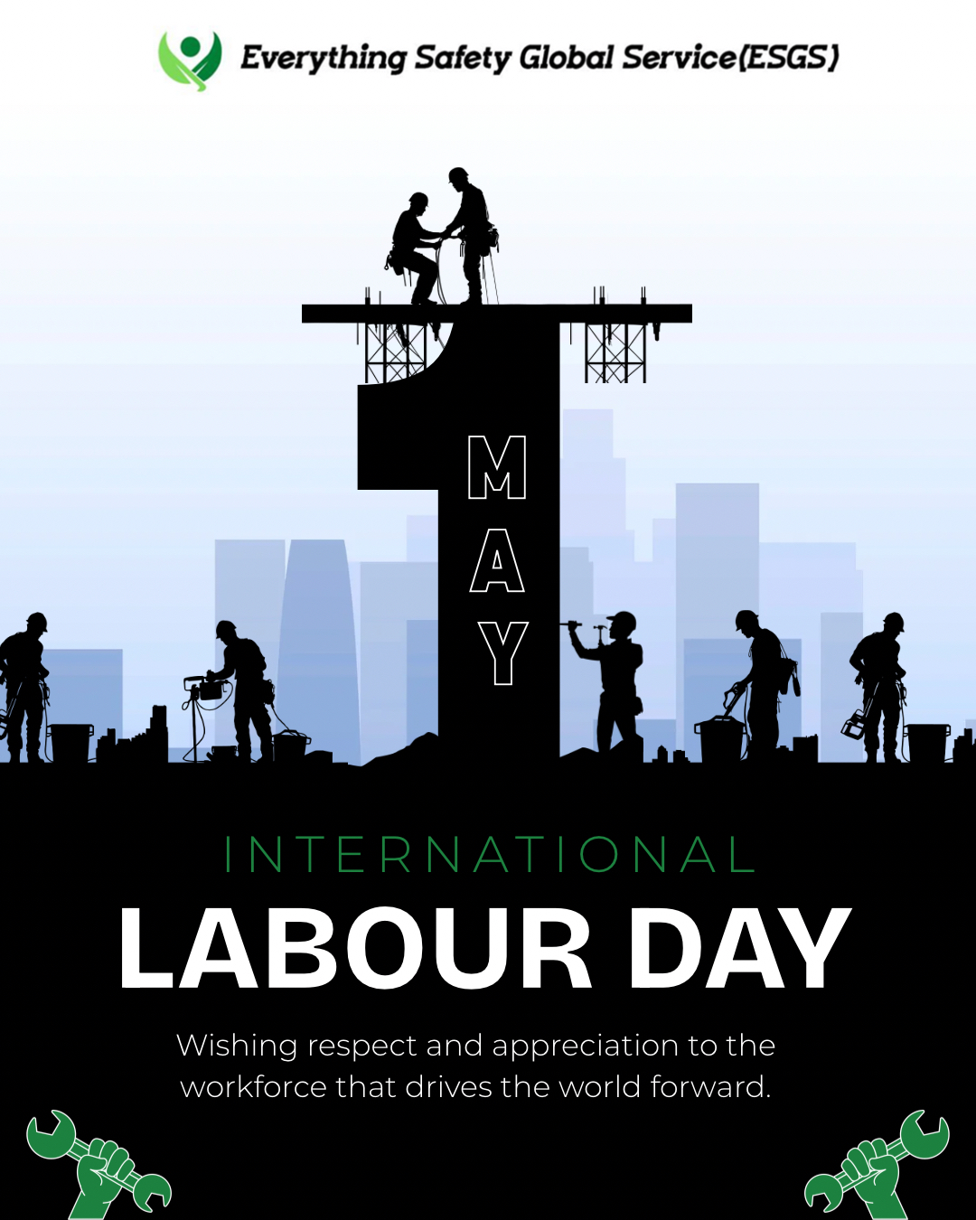 🌍 Happy World Labour Day from Everything Safety Global Services! 🛠️